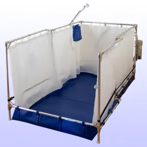 Fold Away Wheelchair Shower - Recliner