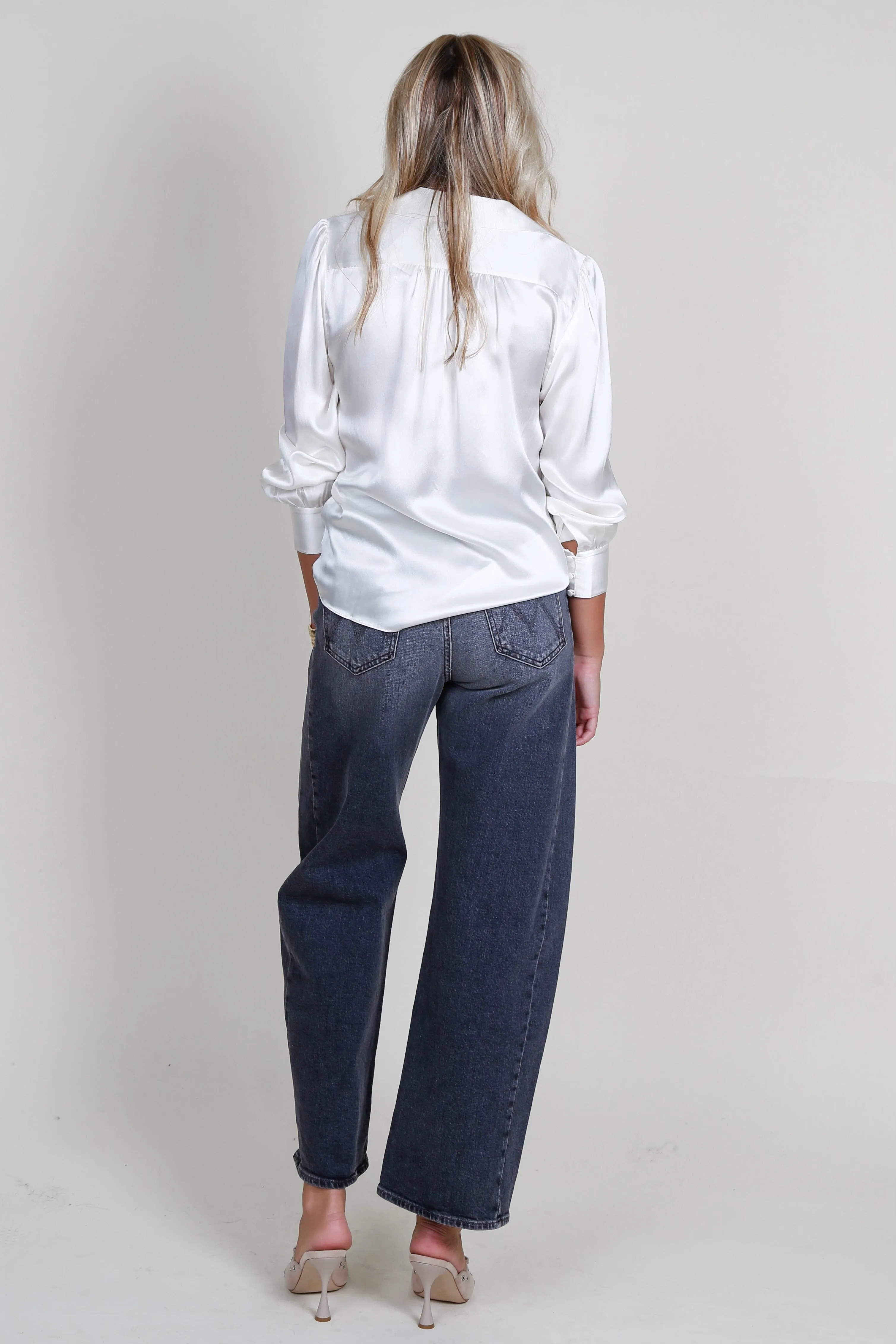 FRAME | Round Collar Shirt - Cream