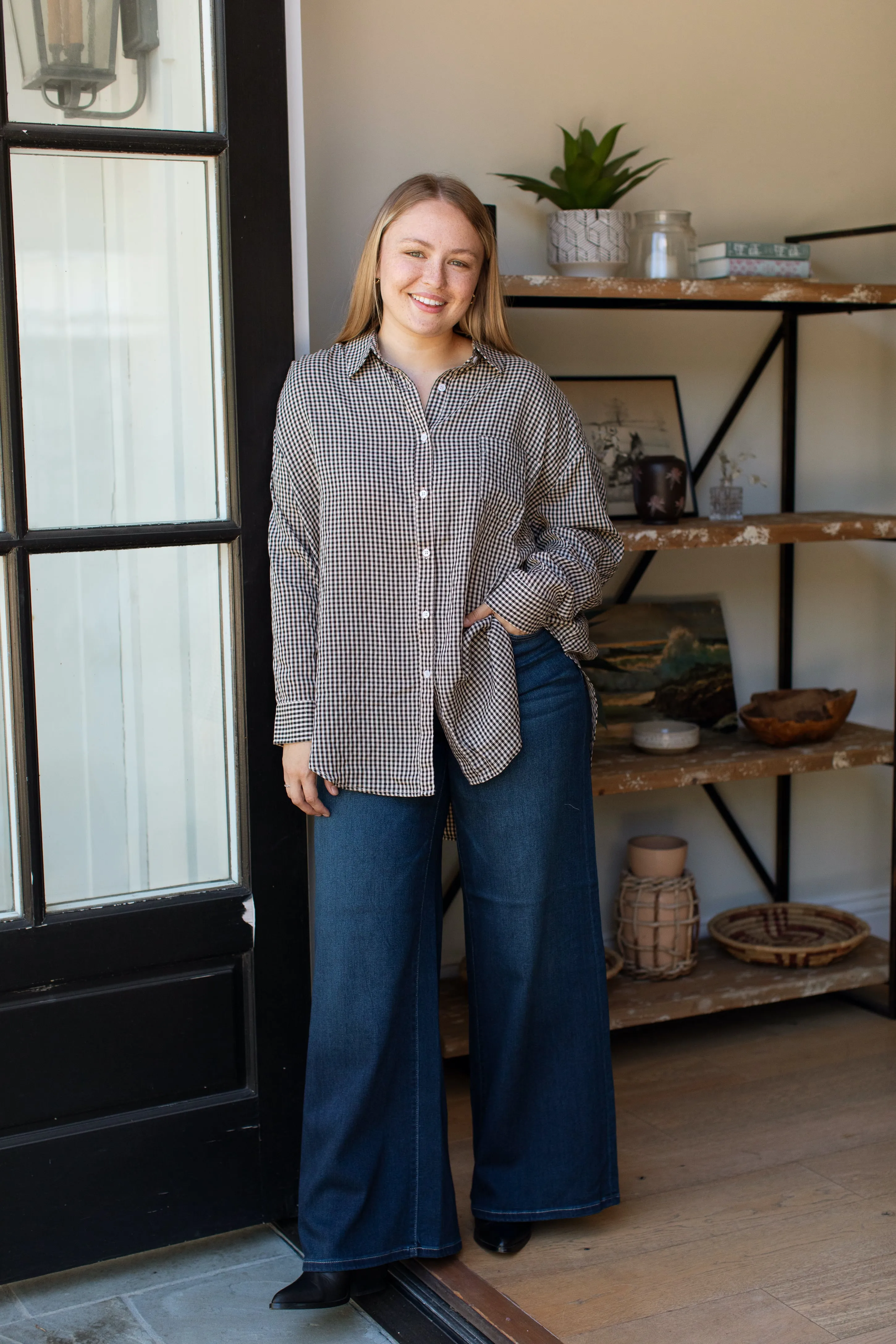 Francine Button Down