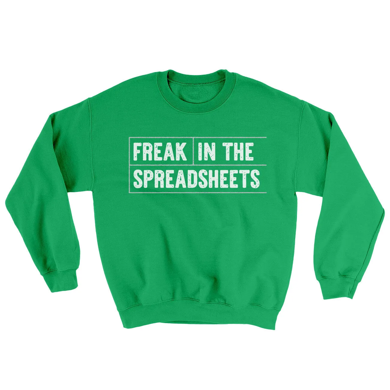Freak In The Spreadsheets Ugly Sweater
