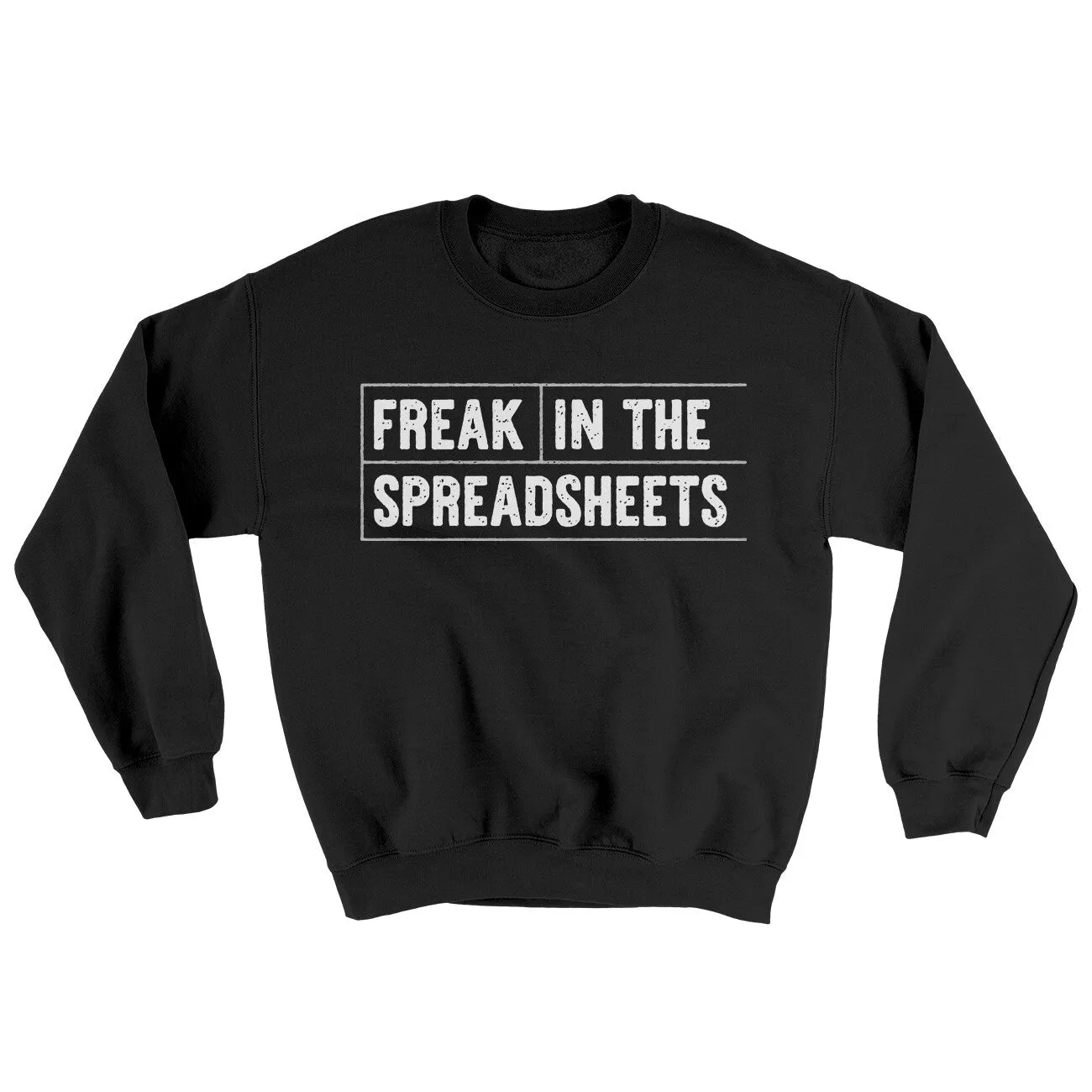 Freak In The Spreadsheets Ugly Sweater
