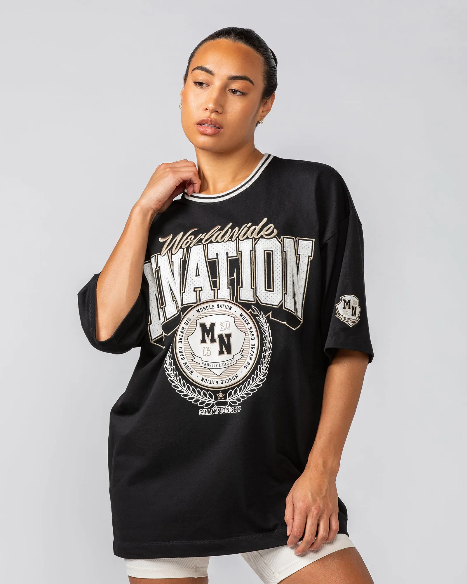 Free Play Oversized Tee - Black