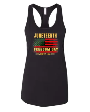 Freedom day june 19 1865 tank top juneteenth tank tops