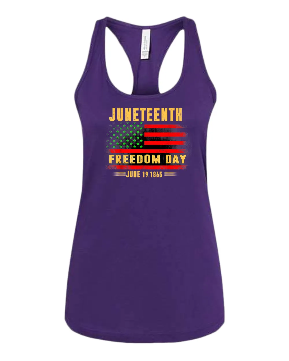 Freedom day june 19 1865 tank top juneteenth tank tops