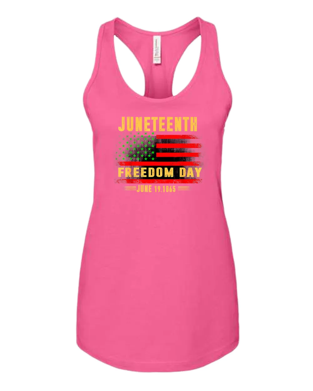 Freedom day june 19 1865 tank top juneteenth tank tops