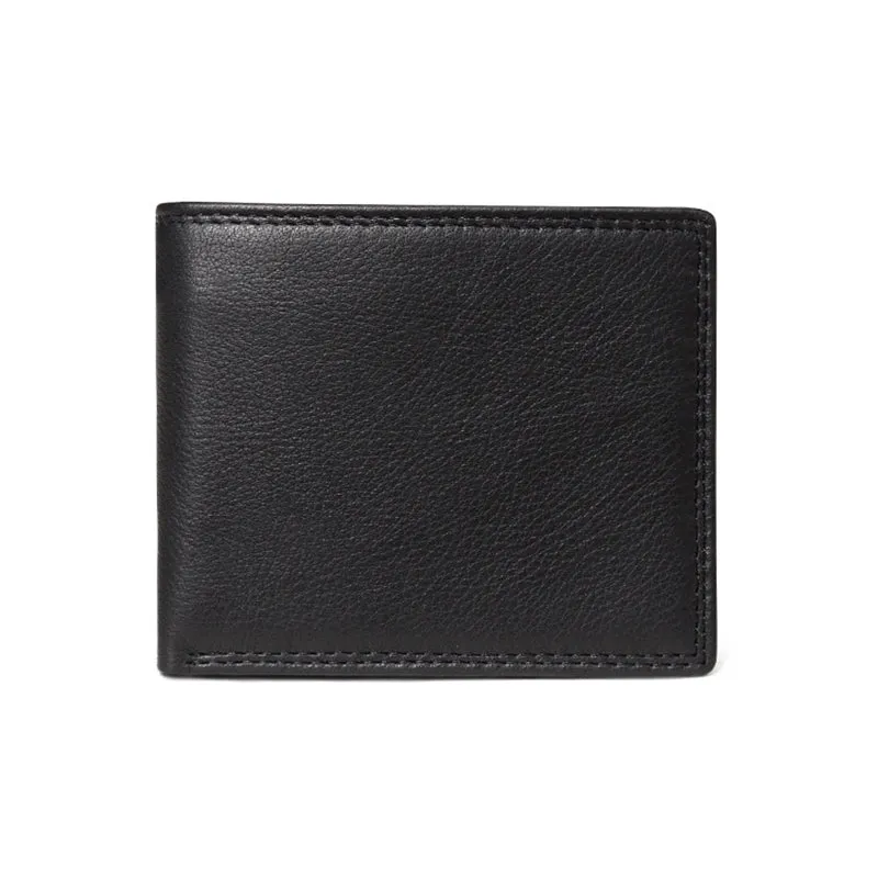 Full Grain Leather Wallet Leather Short Bifold Wallet Handmade Mens Leather Wallet