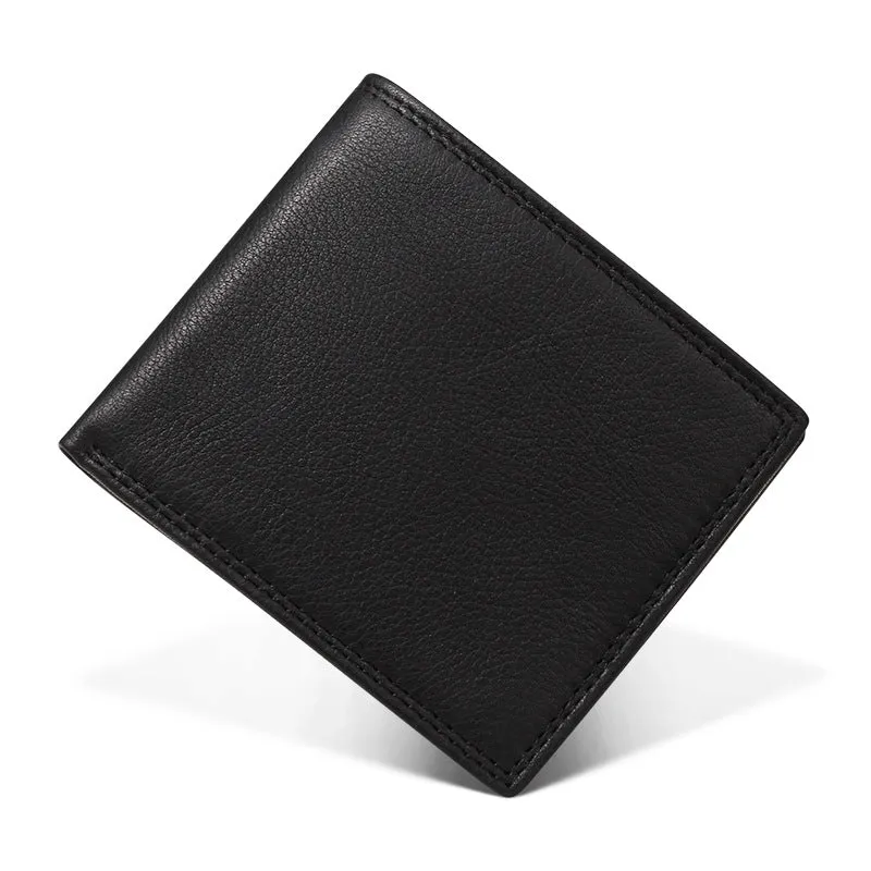 Full Grain Leather Wallet Leather Short Bifold Wallet Handmade Mens Leather Wallet
