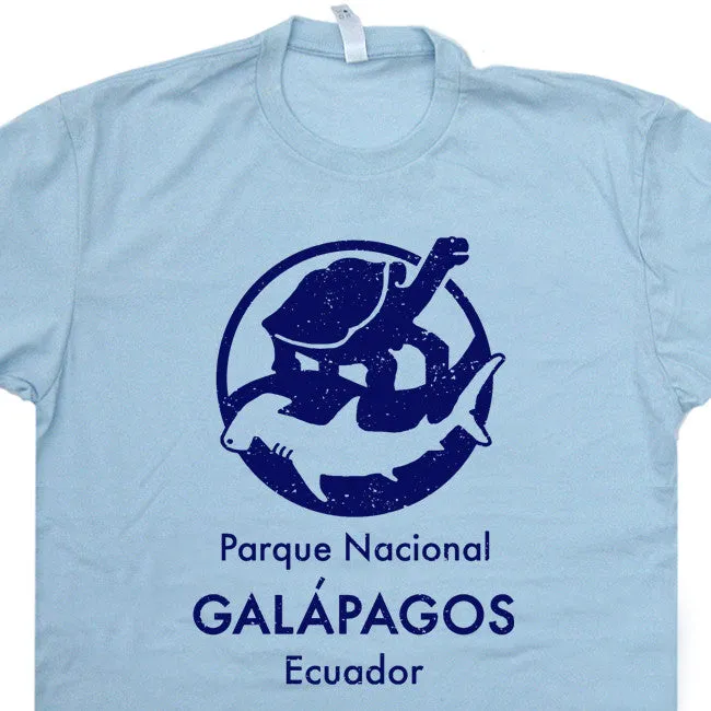 Galapagos Islands T Shirt Vintage Charles Darwin T Shirt
