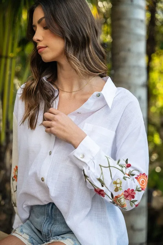 Garden Party Button Down