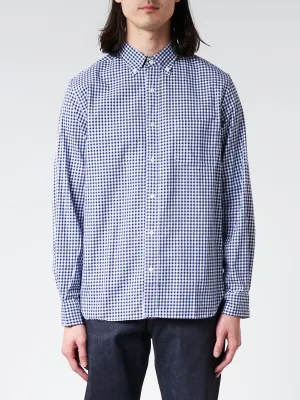Gingham Check Button Down Shirt