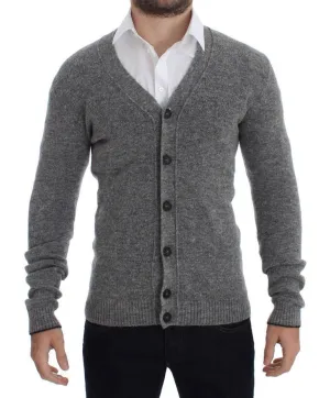 Gray Button Down Cardigan