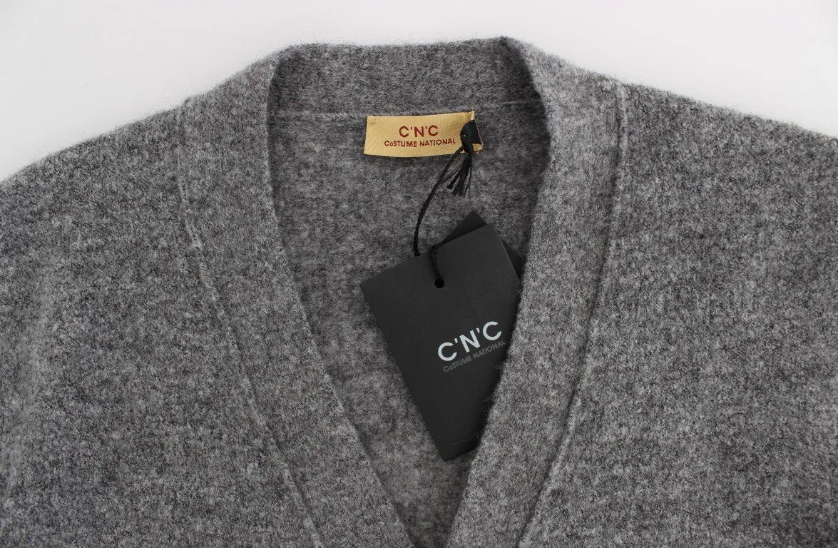 Gray Button Down Cardigan