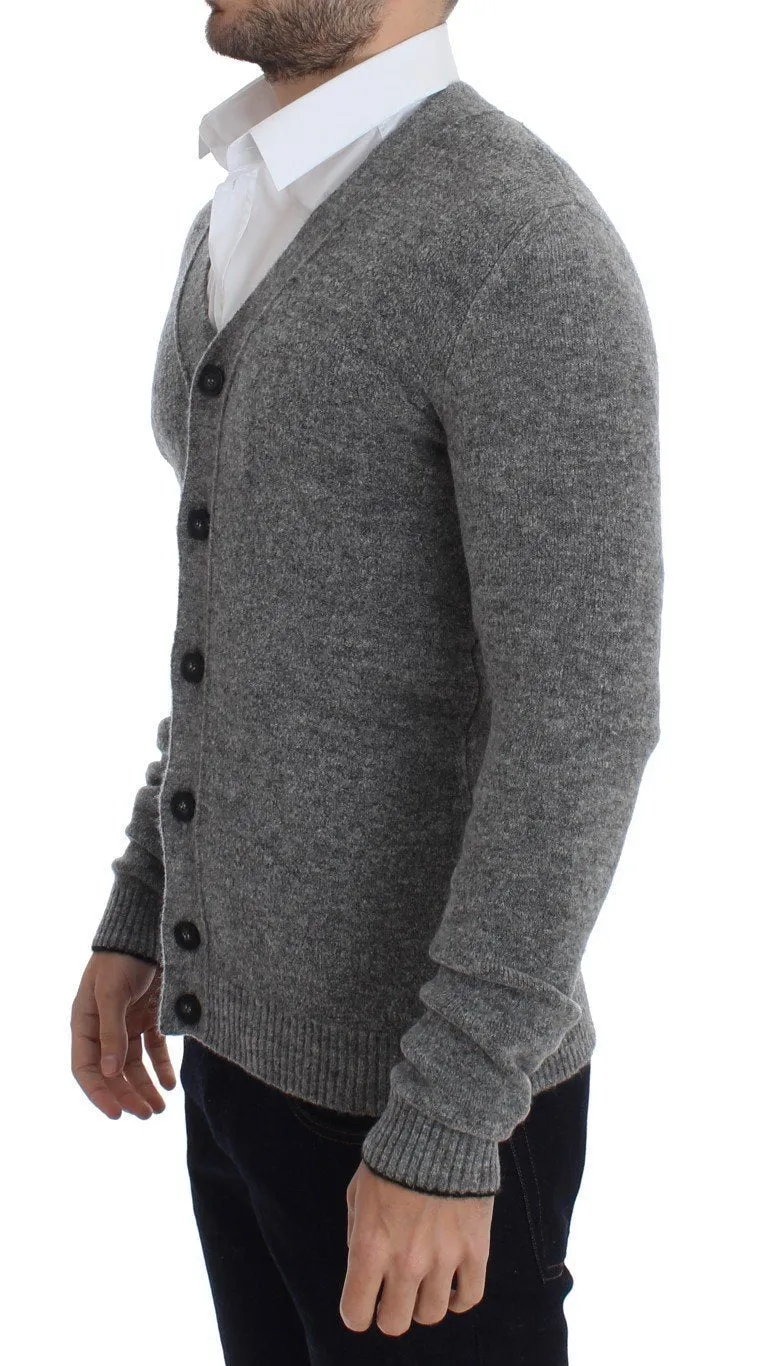 Gray Button Down Cardigan