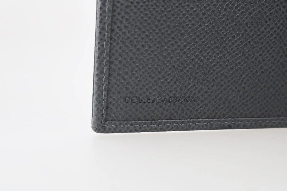 Gray Caiman Alligator Bifold Wallet
