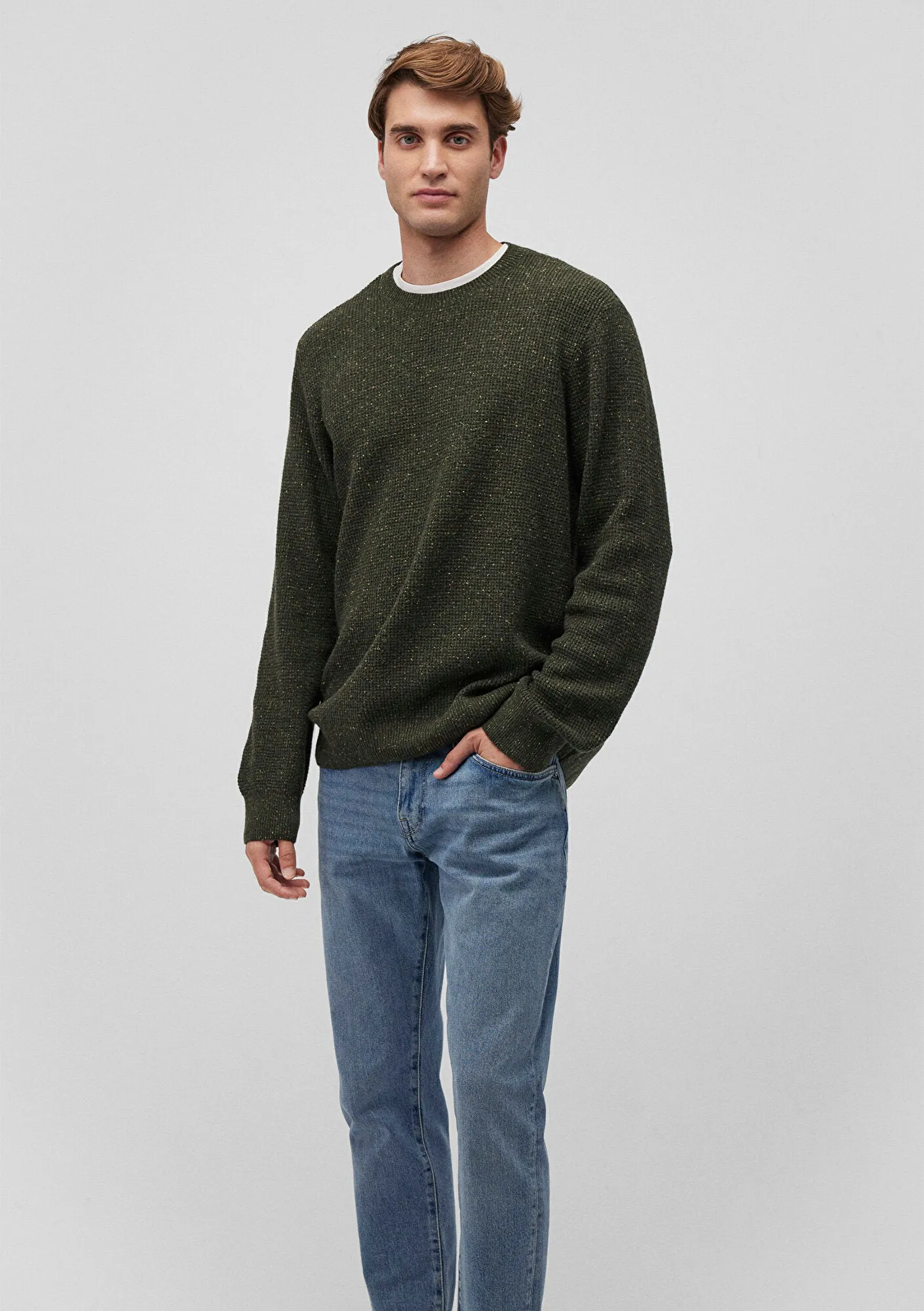Green Crewneck Sweater