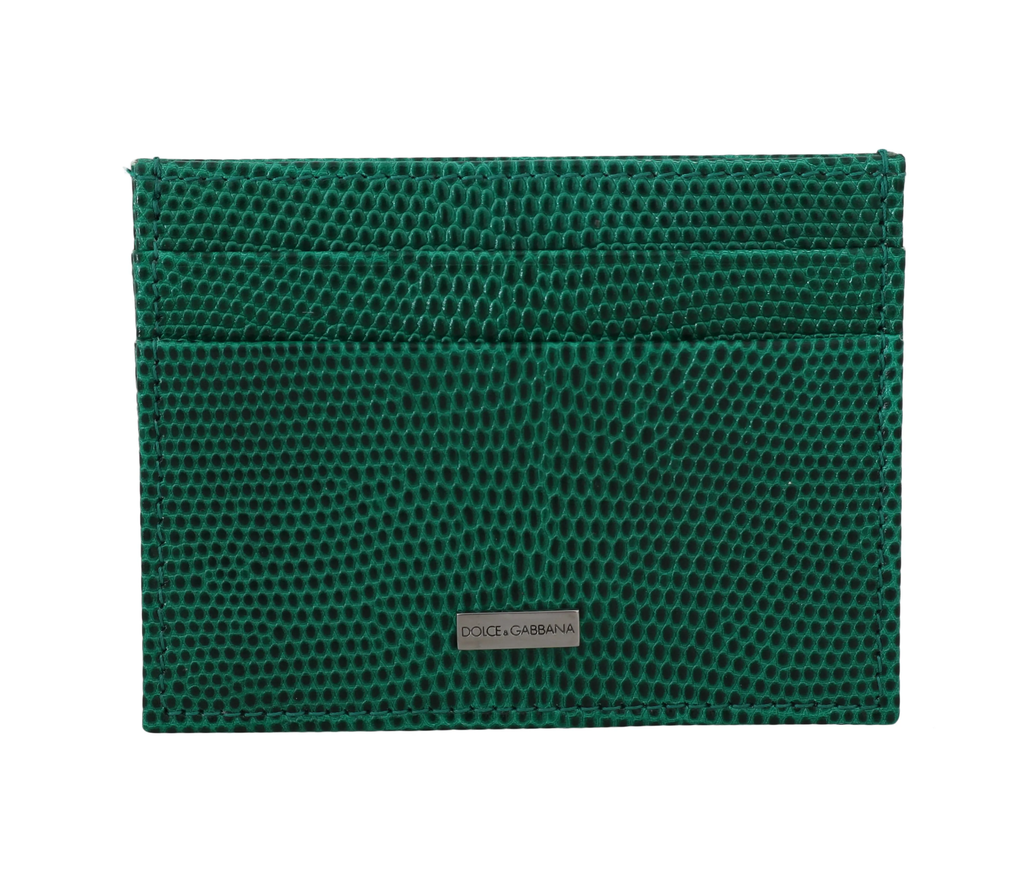 Green Leather Mens Cardholder Case Cover