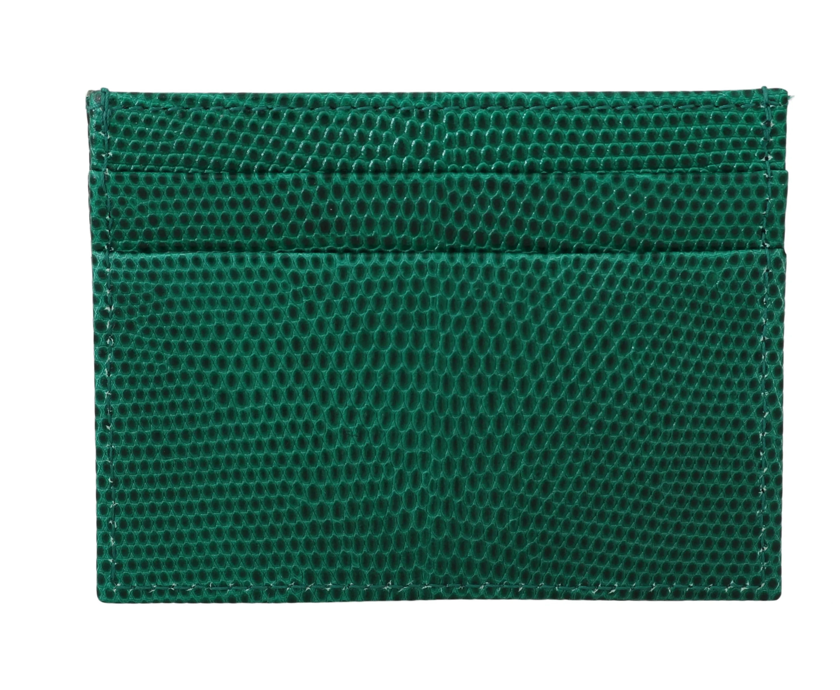 Green Leather Mens Cardholder Case Cover