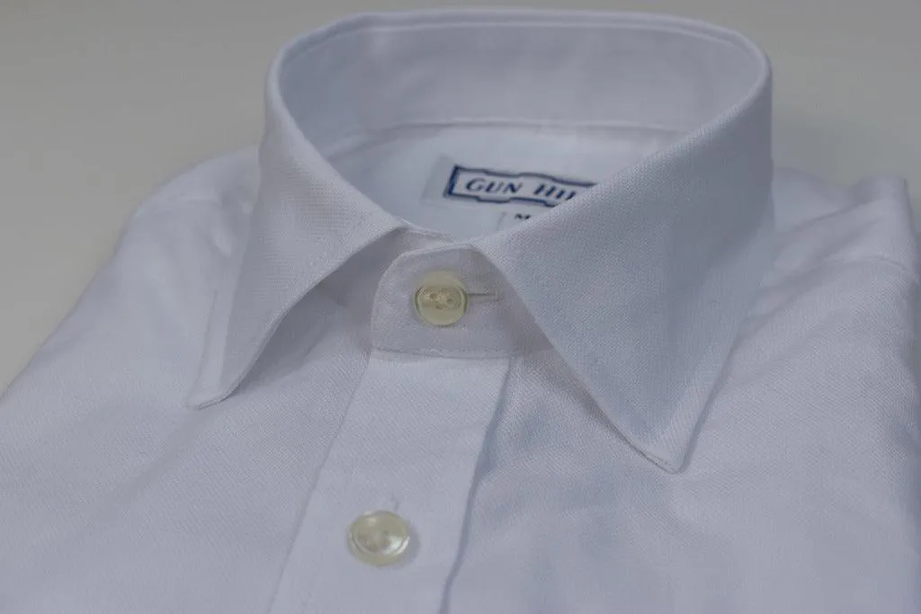 Gun Hill Mens Classic Oak plain white shirt