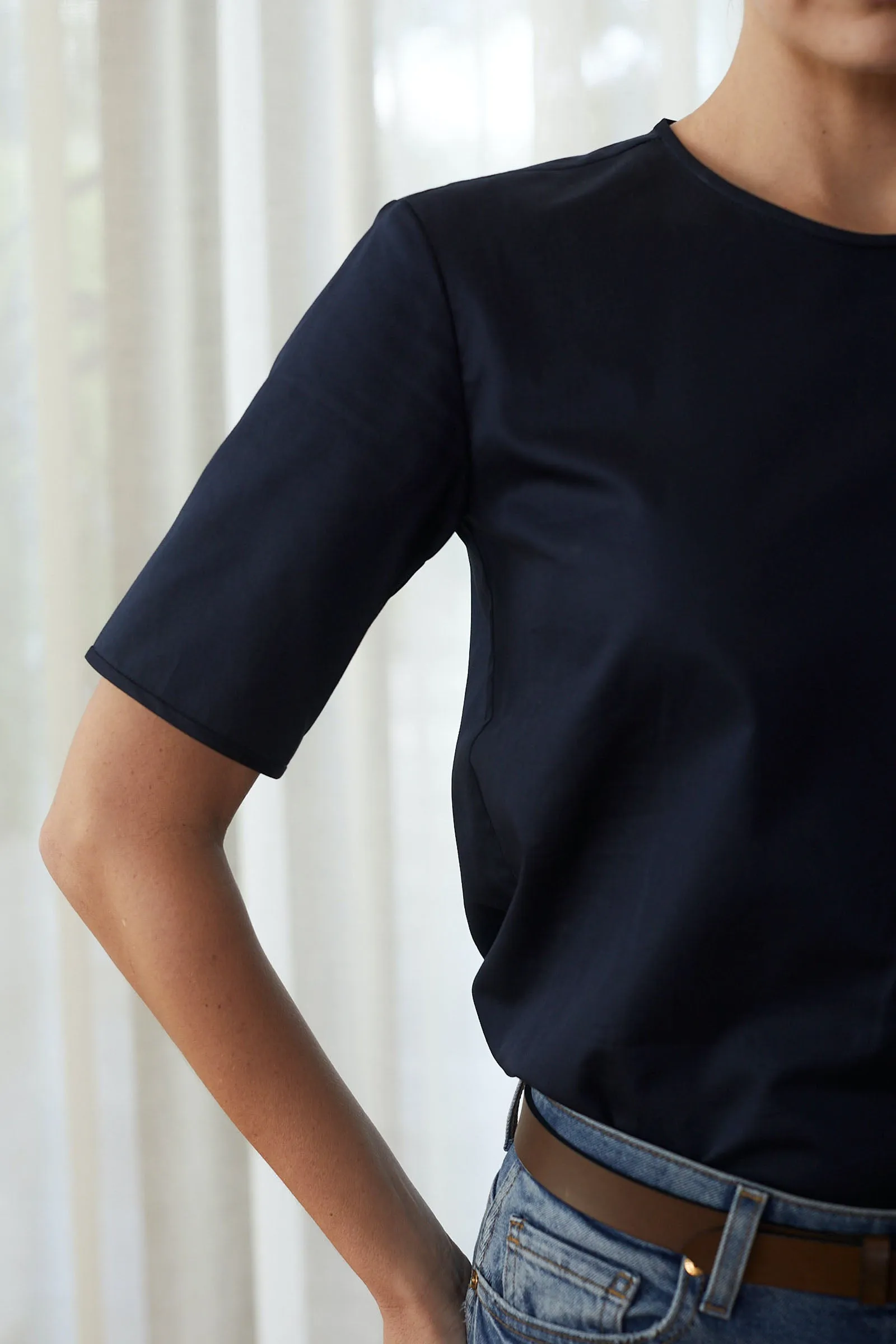 Half Sleeve in Navy