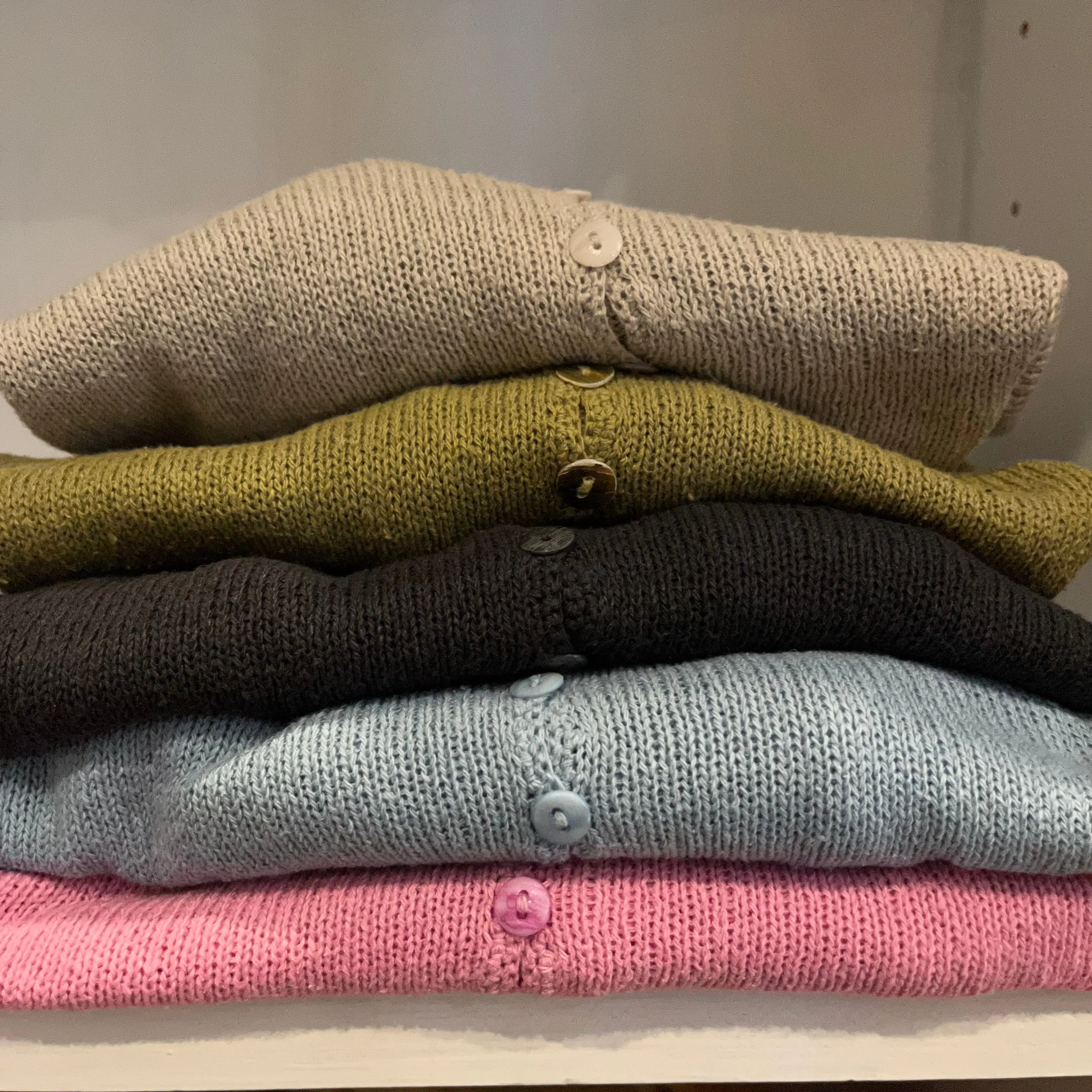 Handmade AuroKnits Button Down Knit Sweater - Sanja