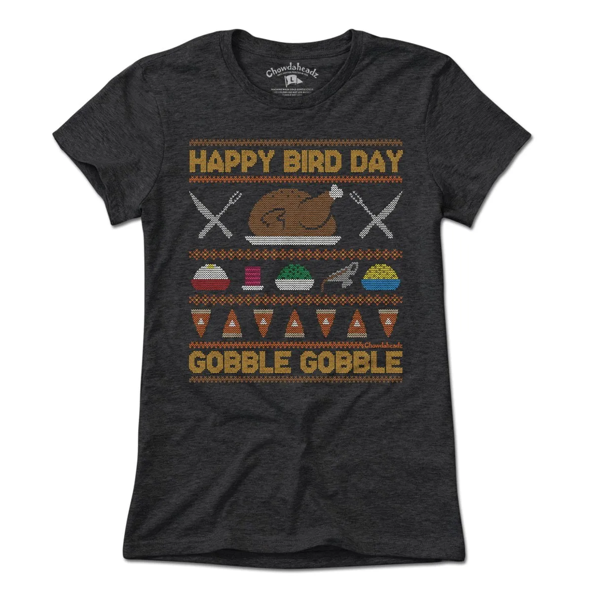 Happy Bird Day Ugly Thanksgiving Sweater T-Shirt