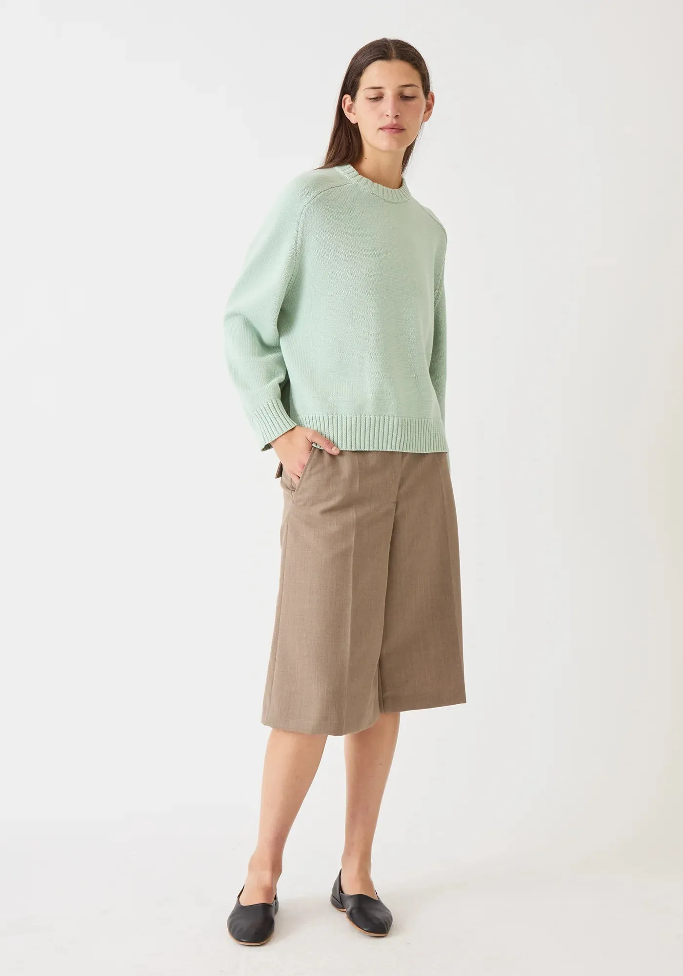 Haruhi Cotton Sweater - Mint