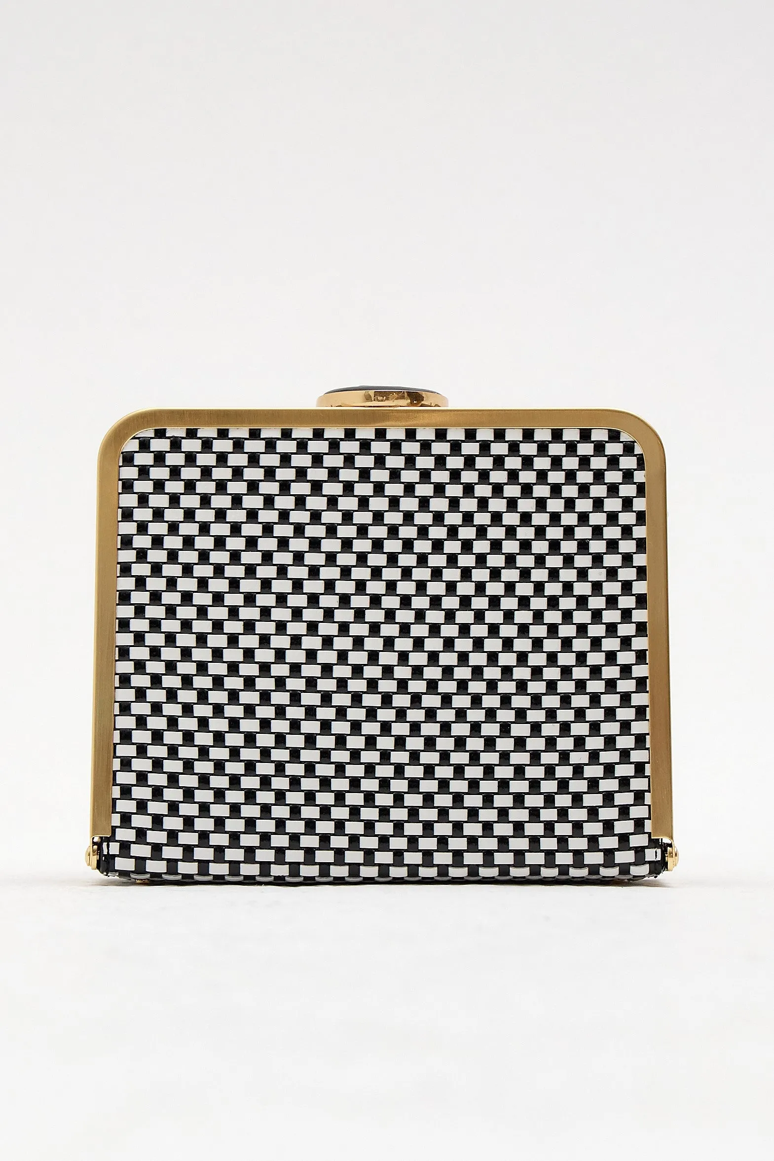 HEM LEATHER HANDBAG