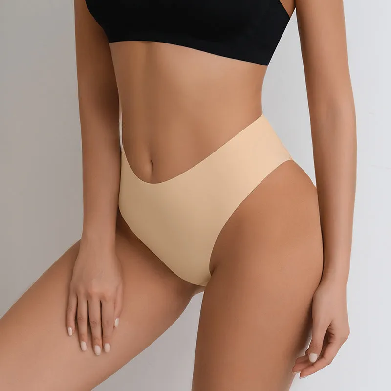 High-Waisted Shaping Girdle Waistless Thong Panties