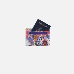 Hobo Euro Slide Cardholder - Poppy Floral