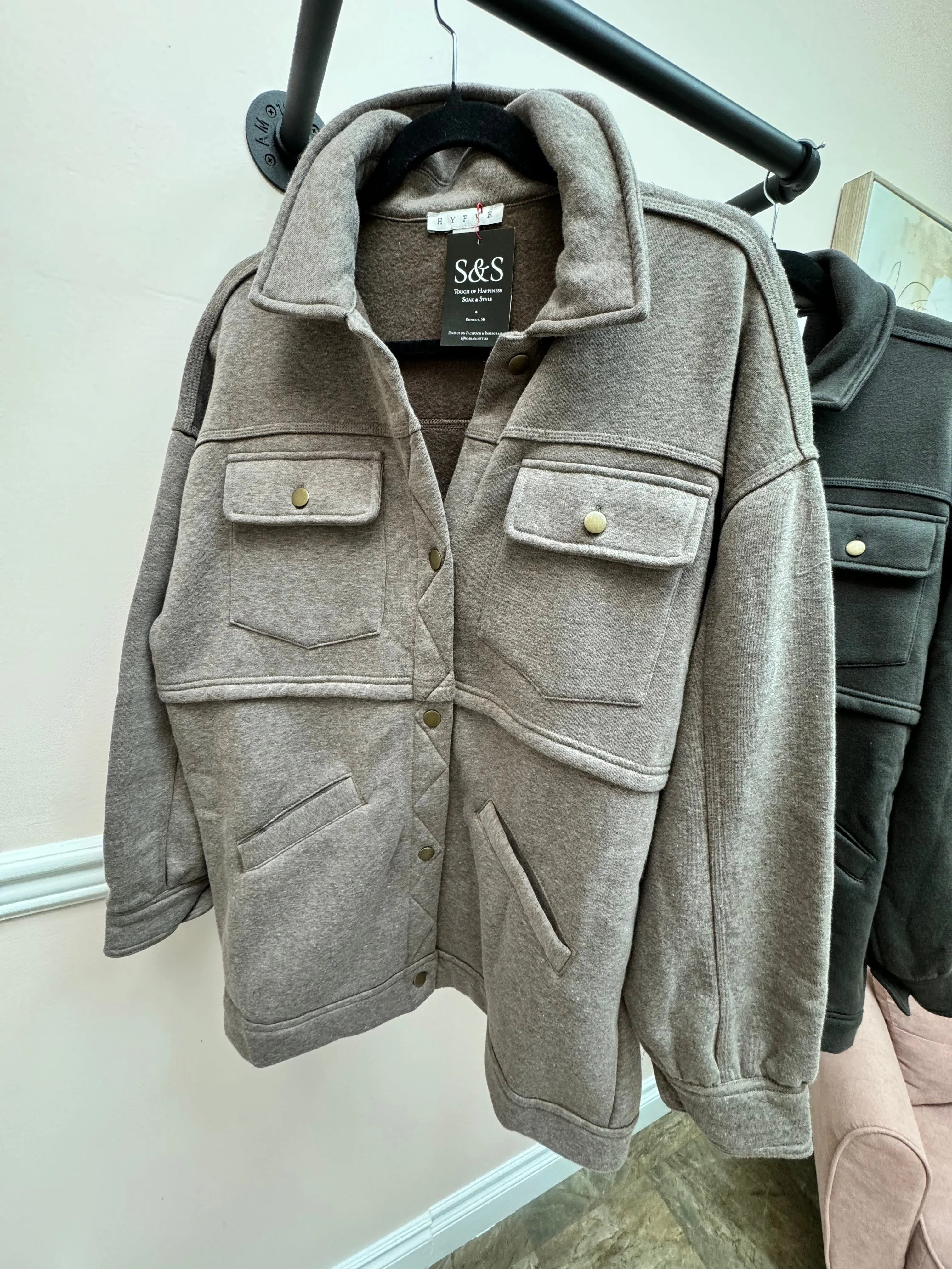 HYFVE Double Layer Button Down Jacket