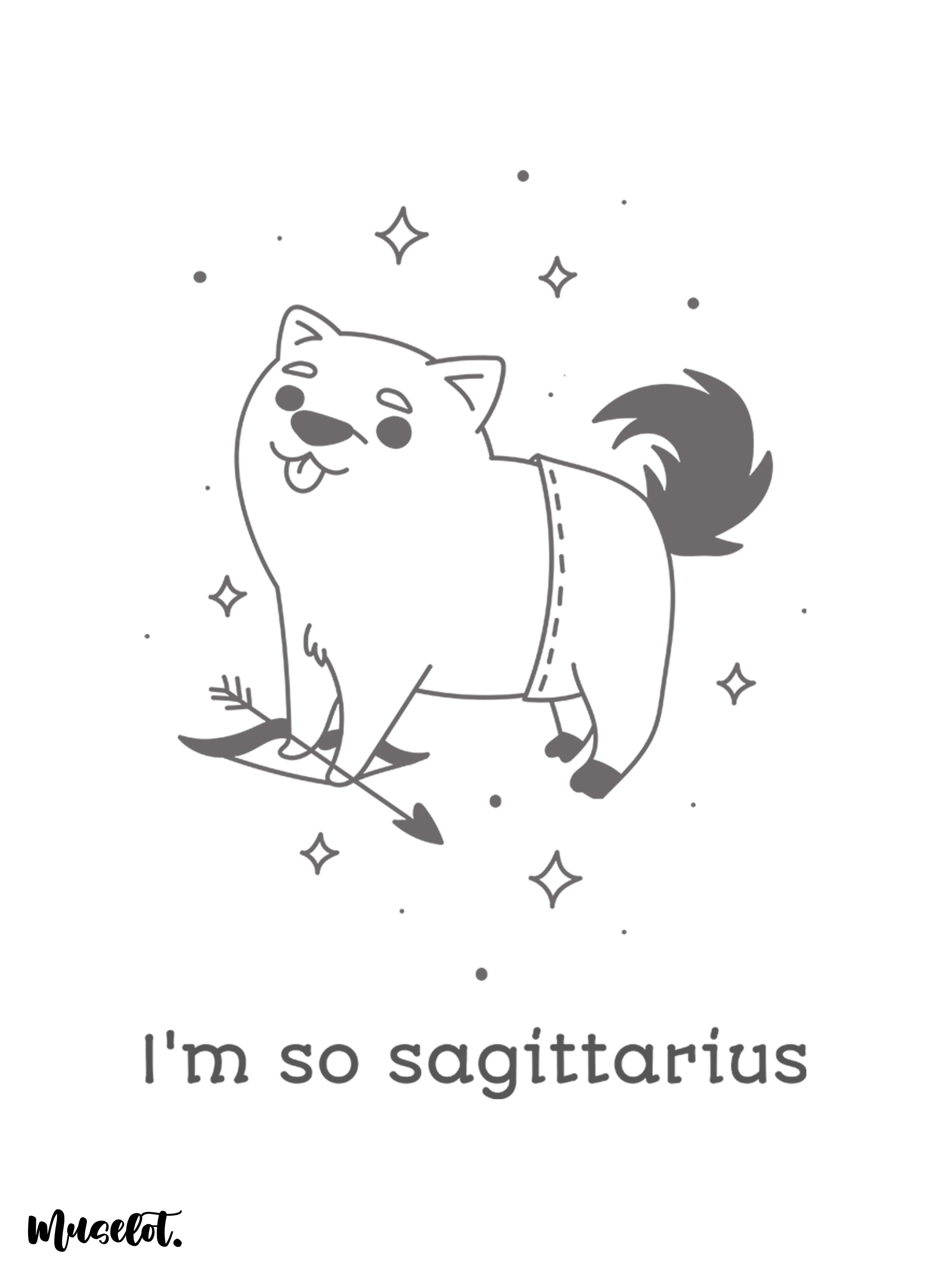 I am so saggitarius printed mugs