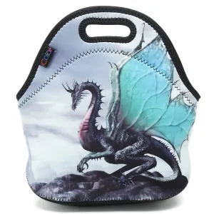 ICOLOR Waterproof Kids Insulated Lunch Portable Carry Tote Picnic Storage Bag Lunch box Food Bag Gourmet Handbag Cooler warm Pouch Tote bag For School work Office (Nice Flower) F-LB-69