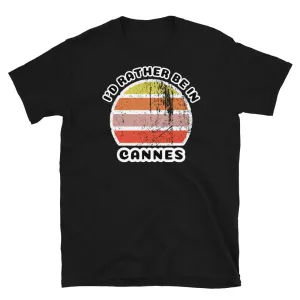 I'd Rather Be in Cannes Vintage Style T-Shirt