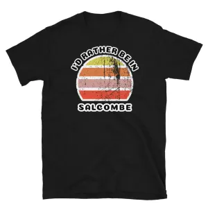 I'd Rather Be In Salcombe T-Shirt | Vintage Sunset