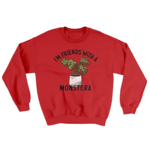 I’m Friends With A Monstera Ugly Sweater