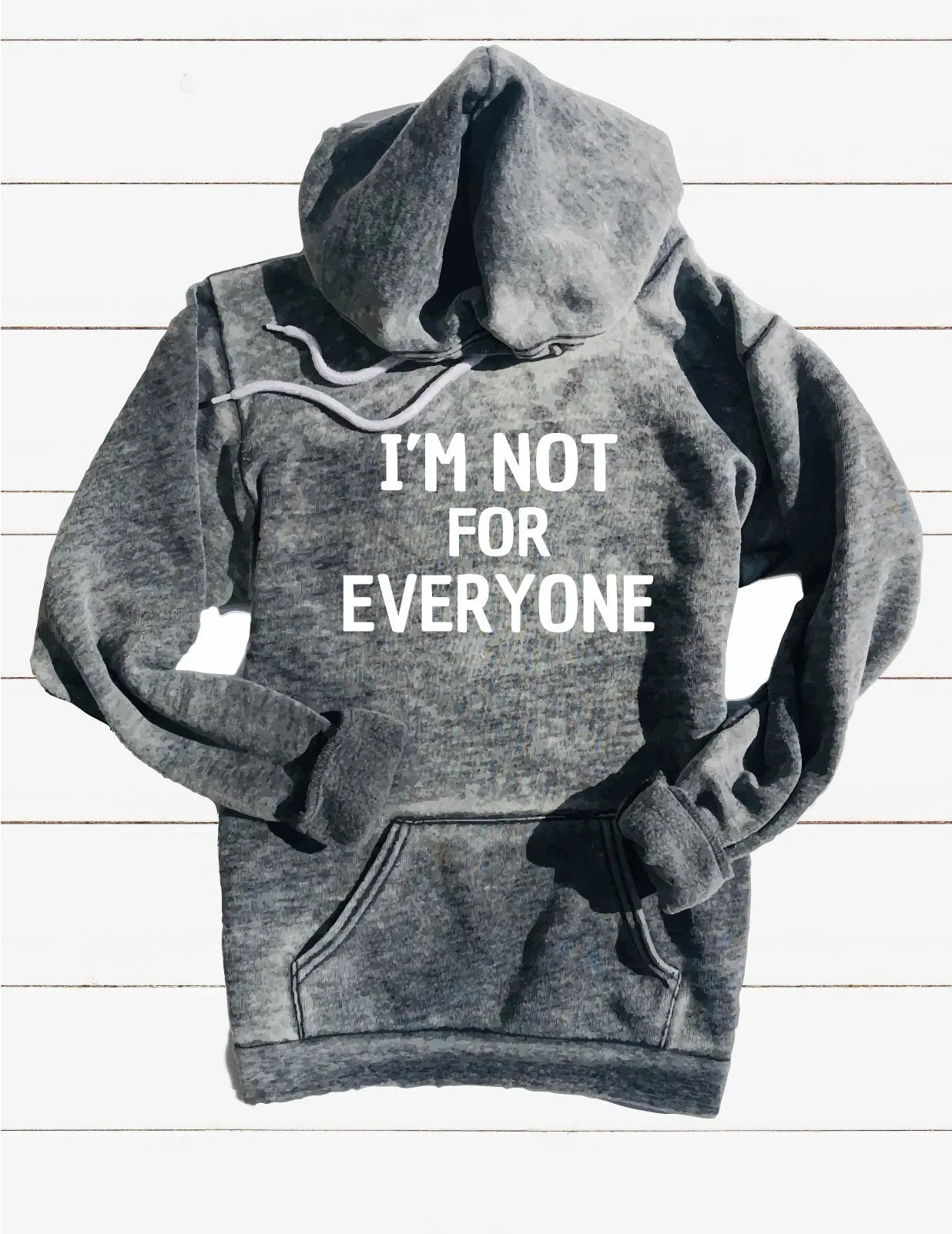 Im Not For Everyone Sweatshirt | Unisex Burnout Hoodie