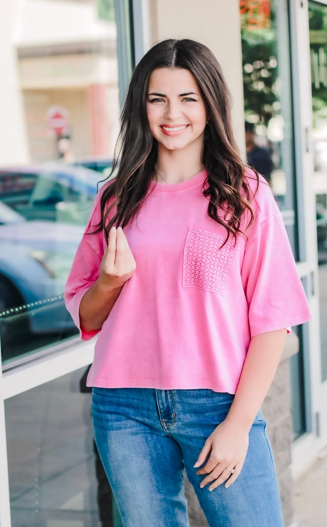 In the Pocket Top in Pink