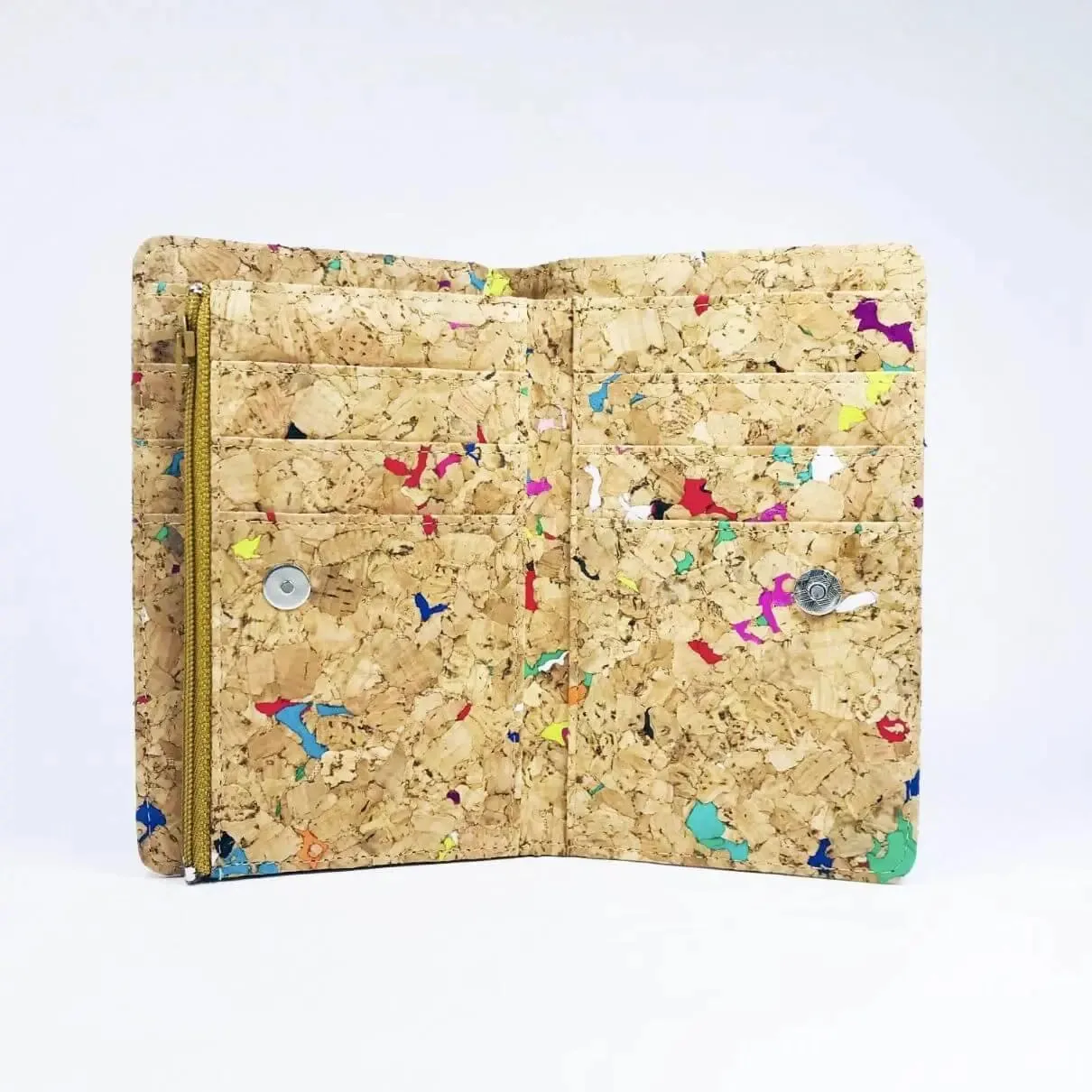 Jackie Short Vegan Cork Wallet By The Sea Collection