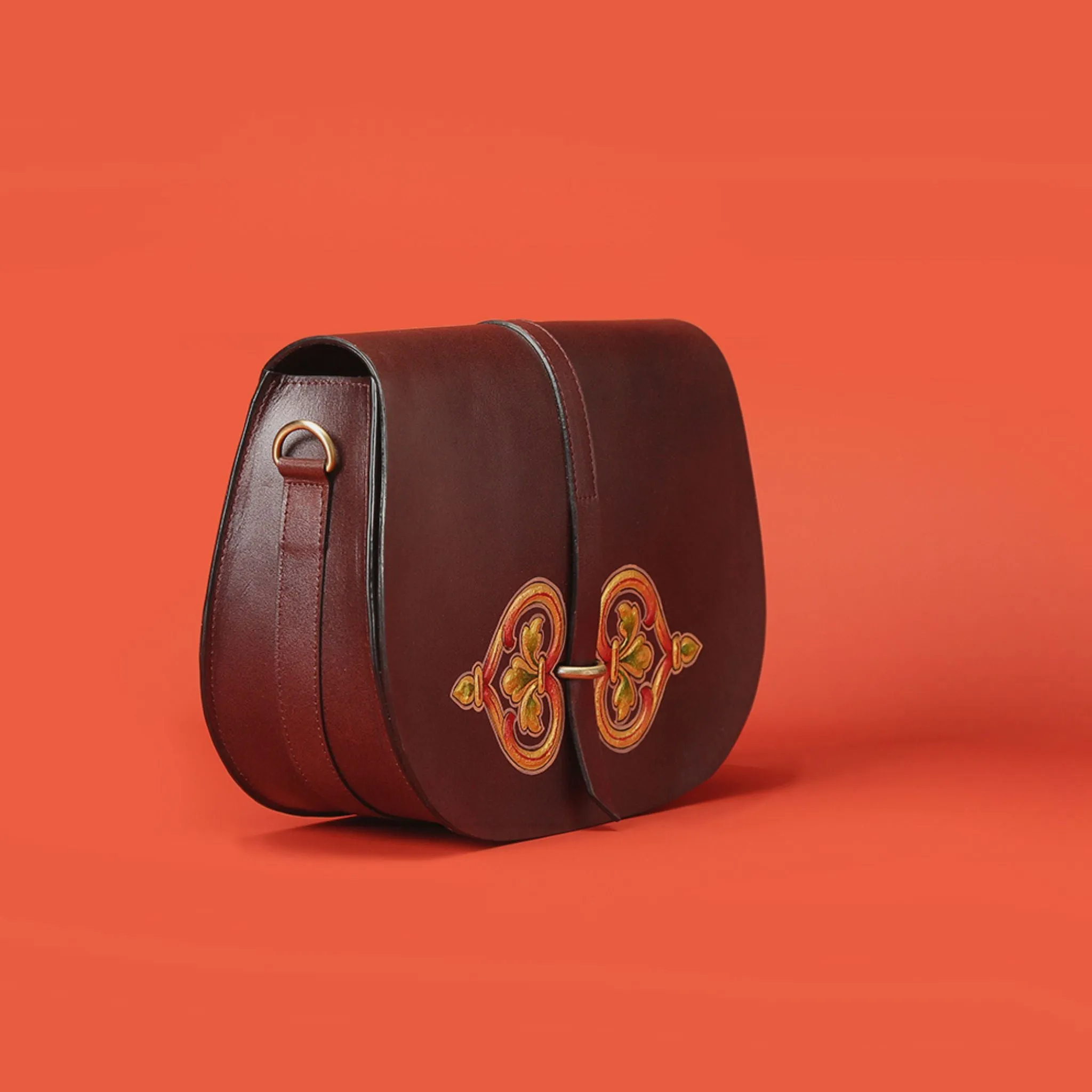 “Jahan” SADDLE SLING – Cherry