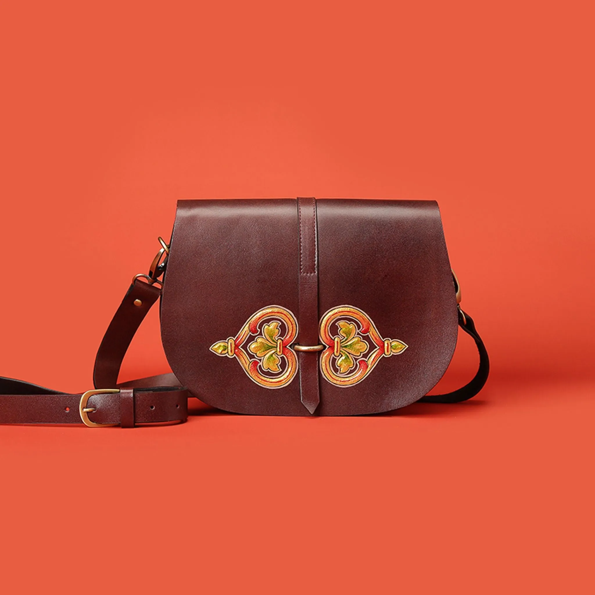 “Jahan” SADDLE SLING – Cherry