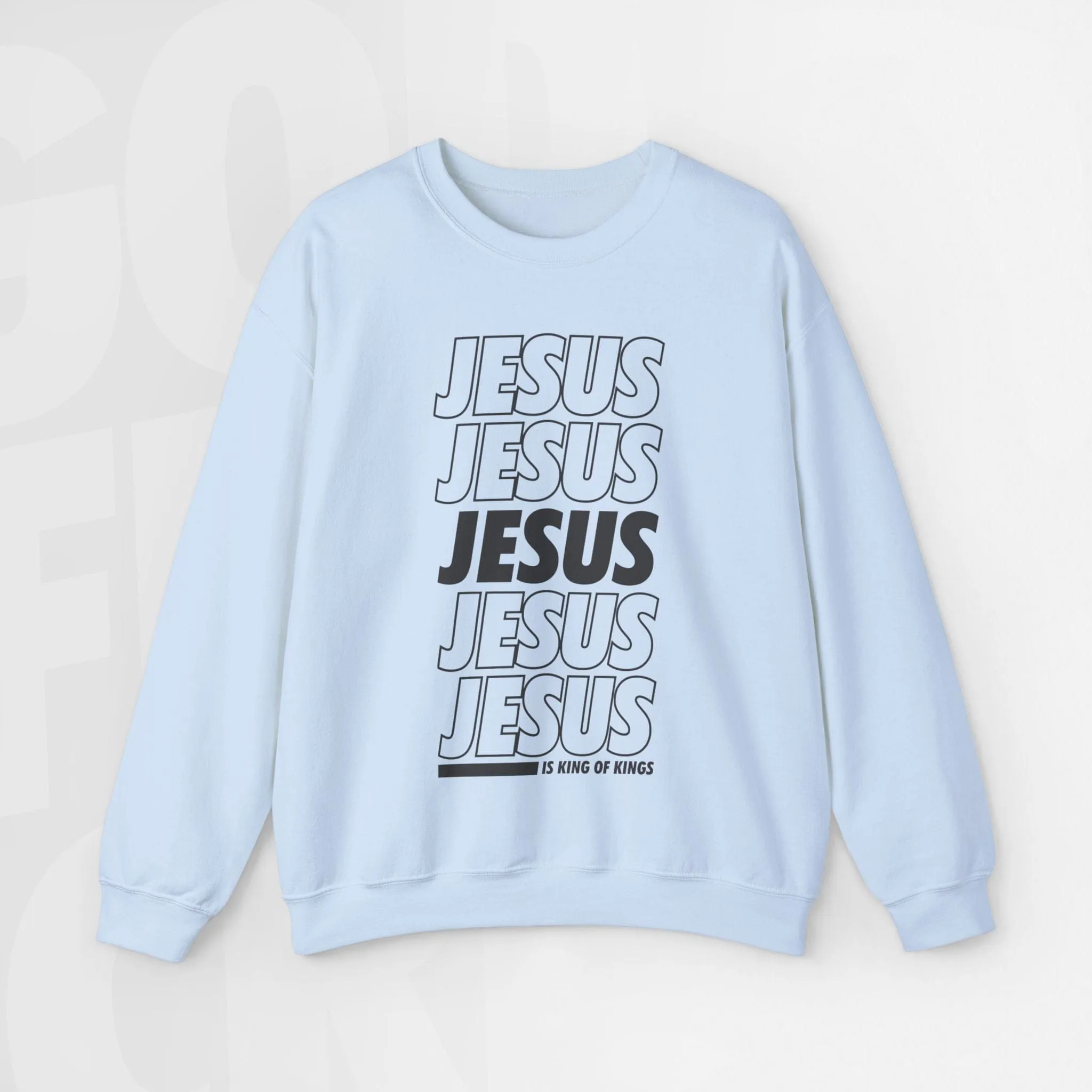 Jesus Is King Of Kings - Unisex Crewneck Sweatshirt