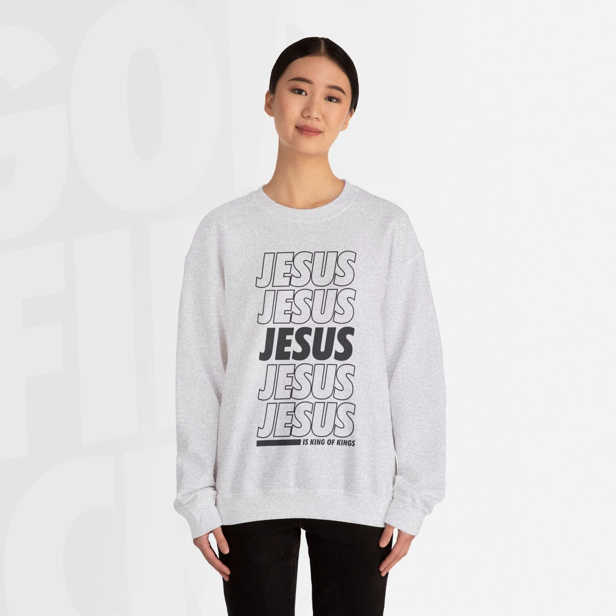 Jesus Is King Of Kings - Unisex Crewneck Sweatshirt