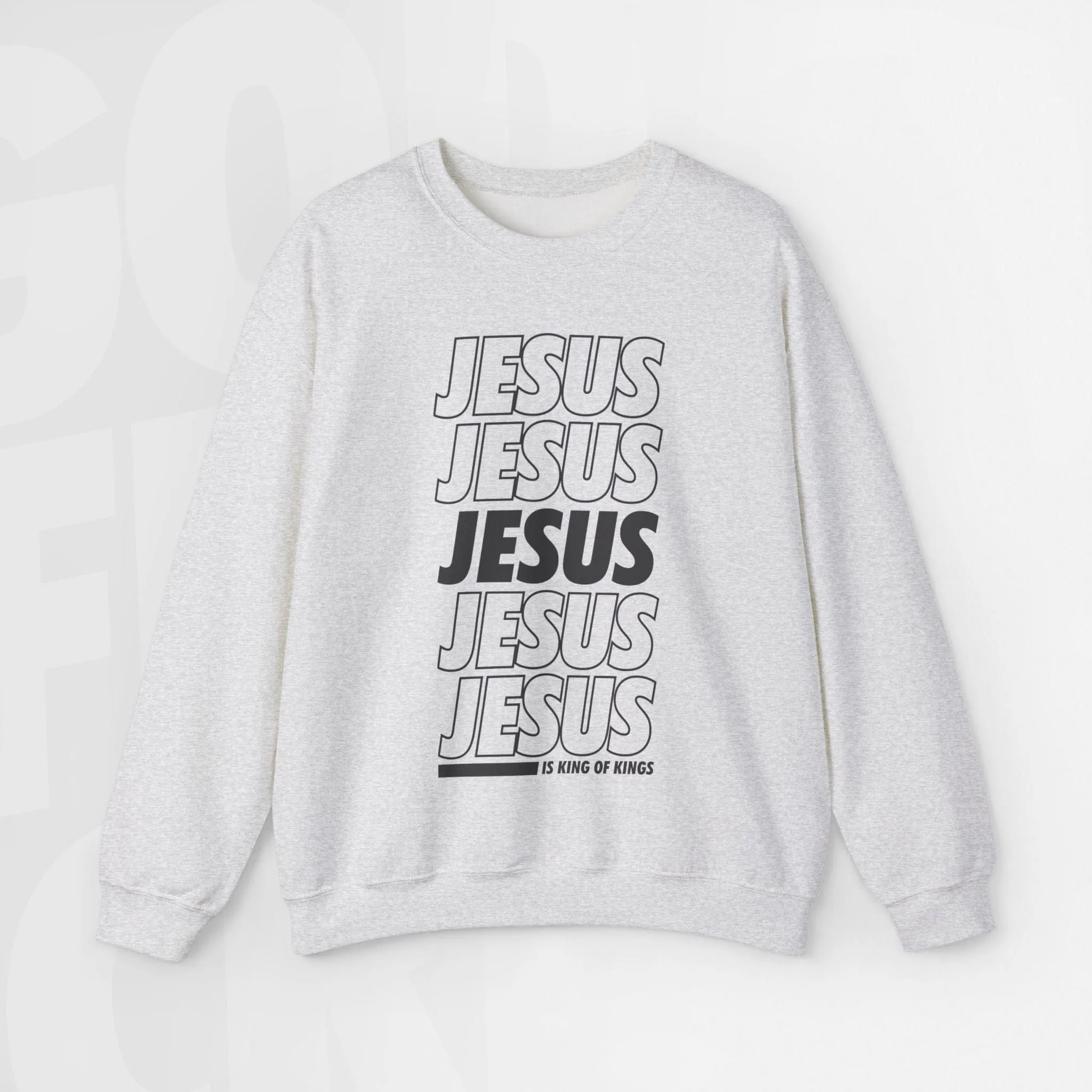 Jesus Is King Of Kings - Unisex Crewneck Sweatshirt
