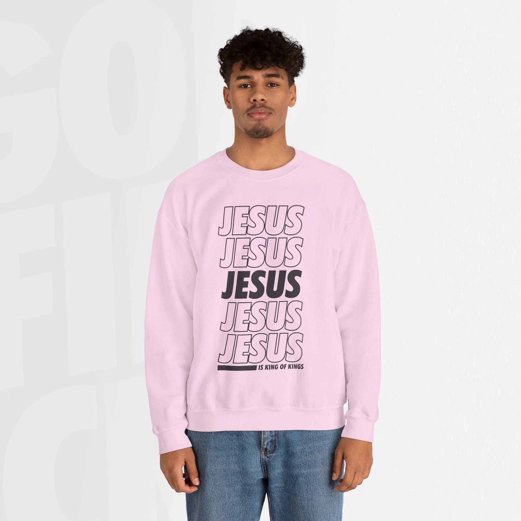 Jesus Is King Of Kings - Unisex Crewneck Sweatshirt