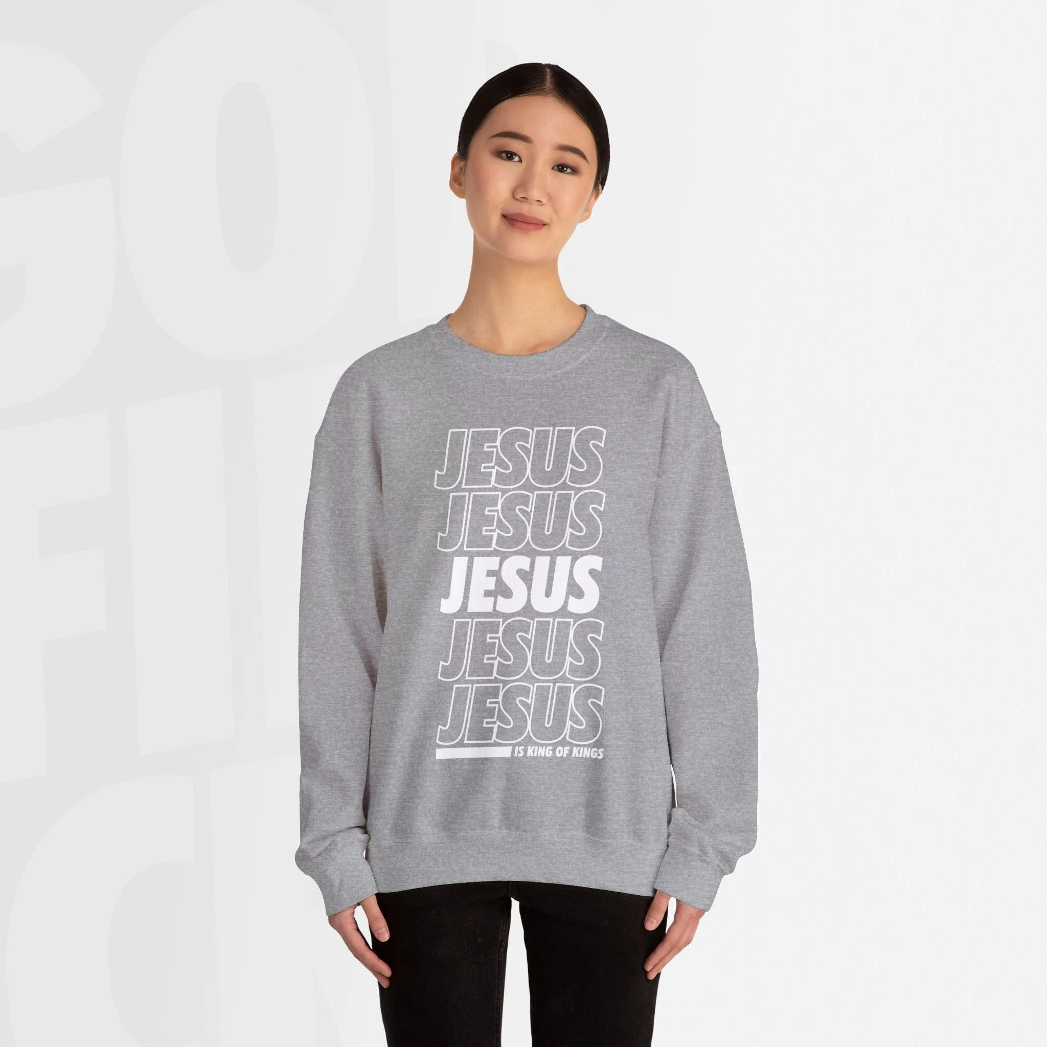 Jesus Is King Of Kings - Unisex Crewneck Sweatshirt