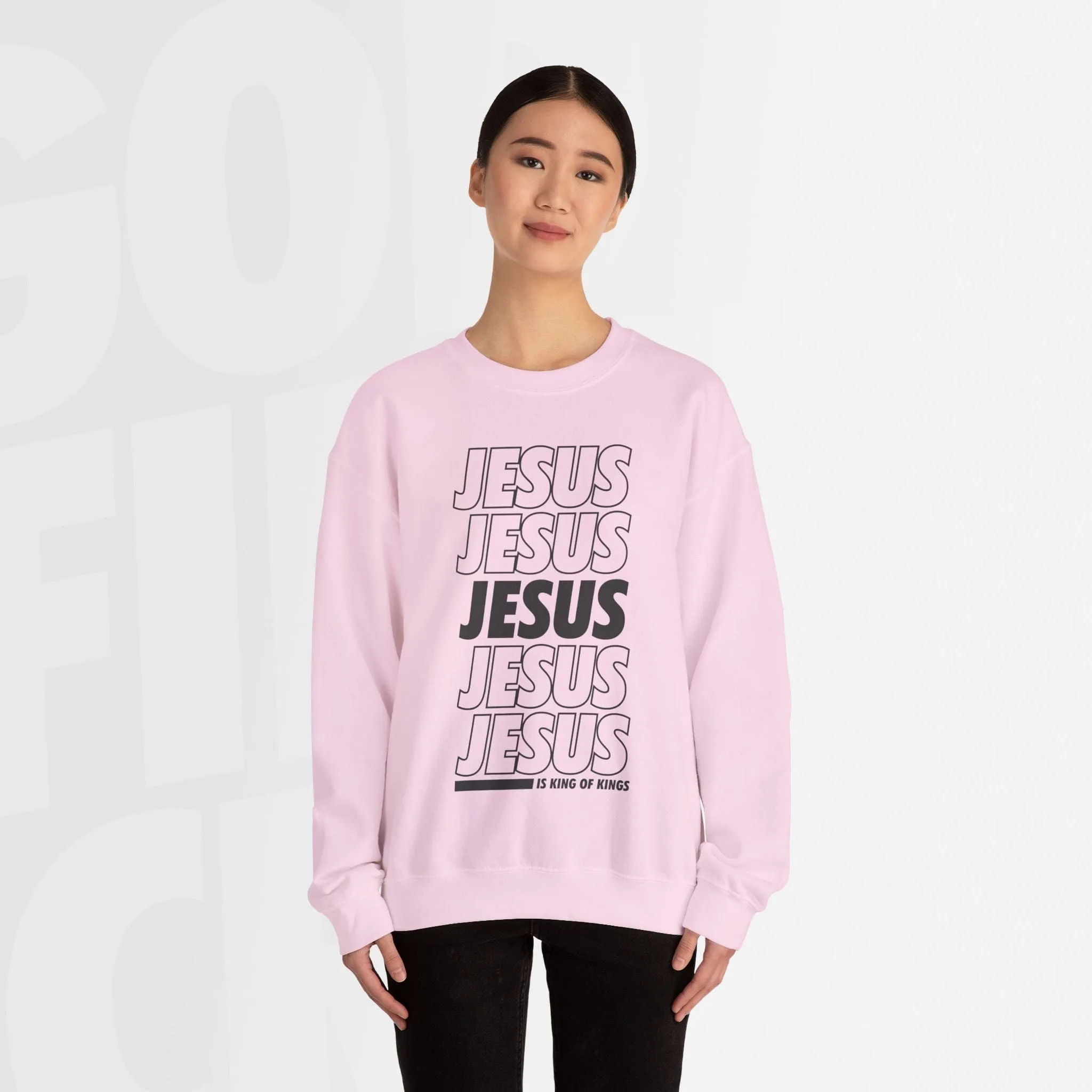 Jesus Is King Of Kings - Unisex Crewneck Sweatshirt