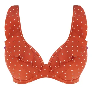 Jewel Cove High-Apex Top AS7230 - Fashion / Amber Dots