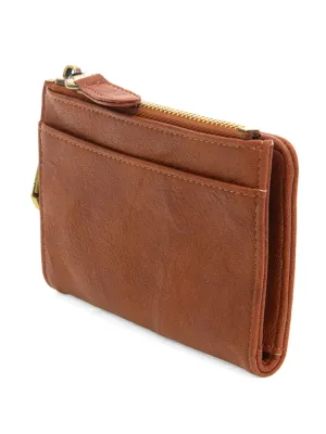 Joy Susan Bobbie Bifold Wallet - Saddle