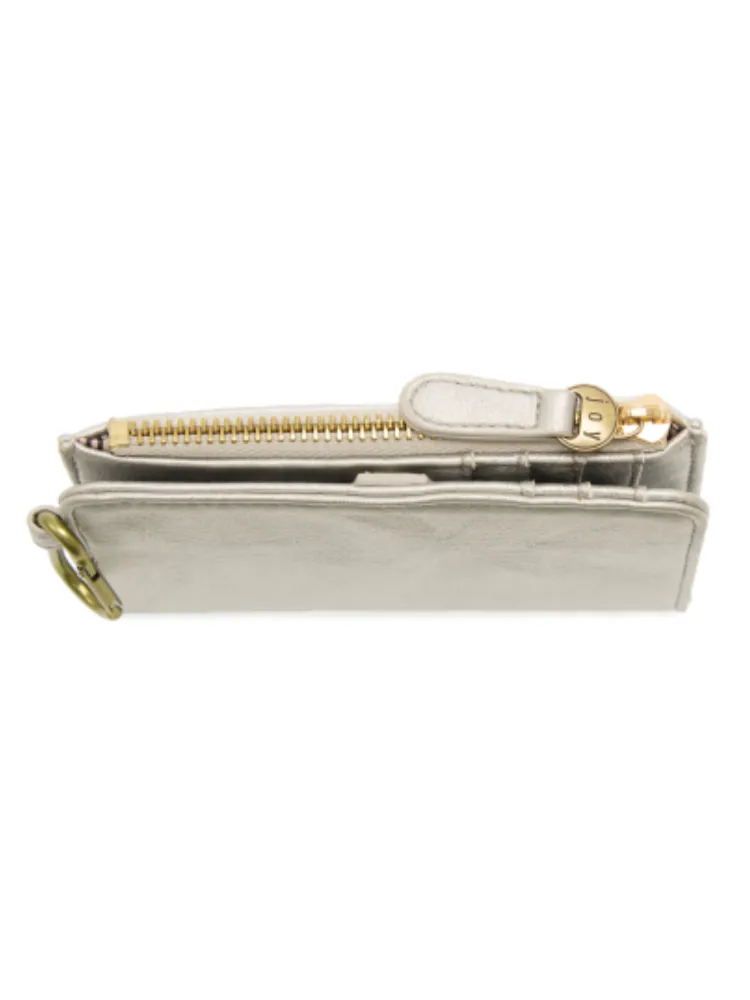 Joy Susan Bobbie Bifold Wallet - Silver