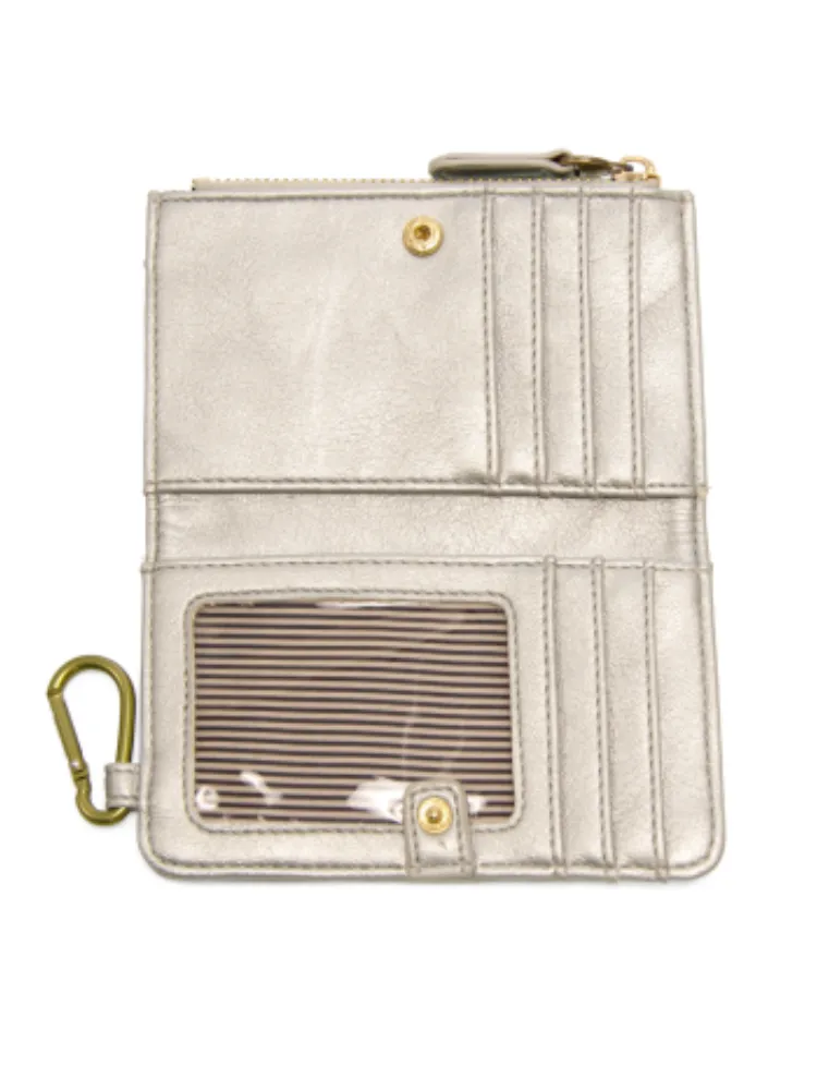 Joy Susan Bobbie Bifold Wallet - Silver